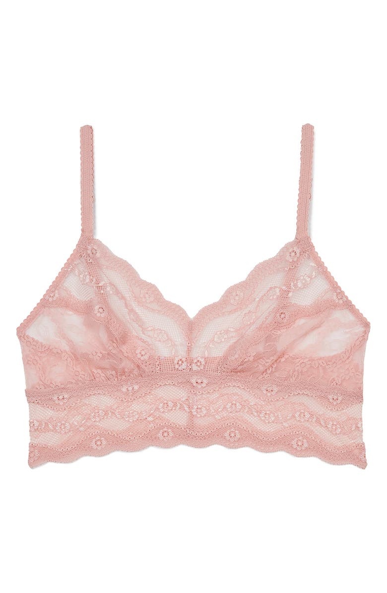 b.tempt'd by Wacoal Lace Kiss Bralette, Alternate, color, Rose Smoke