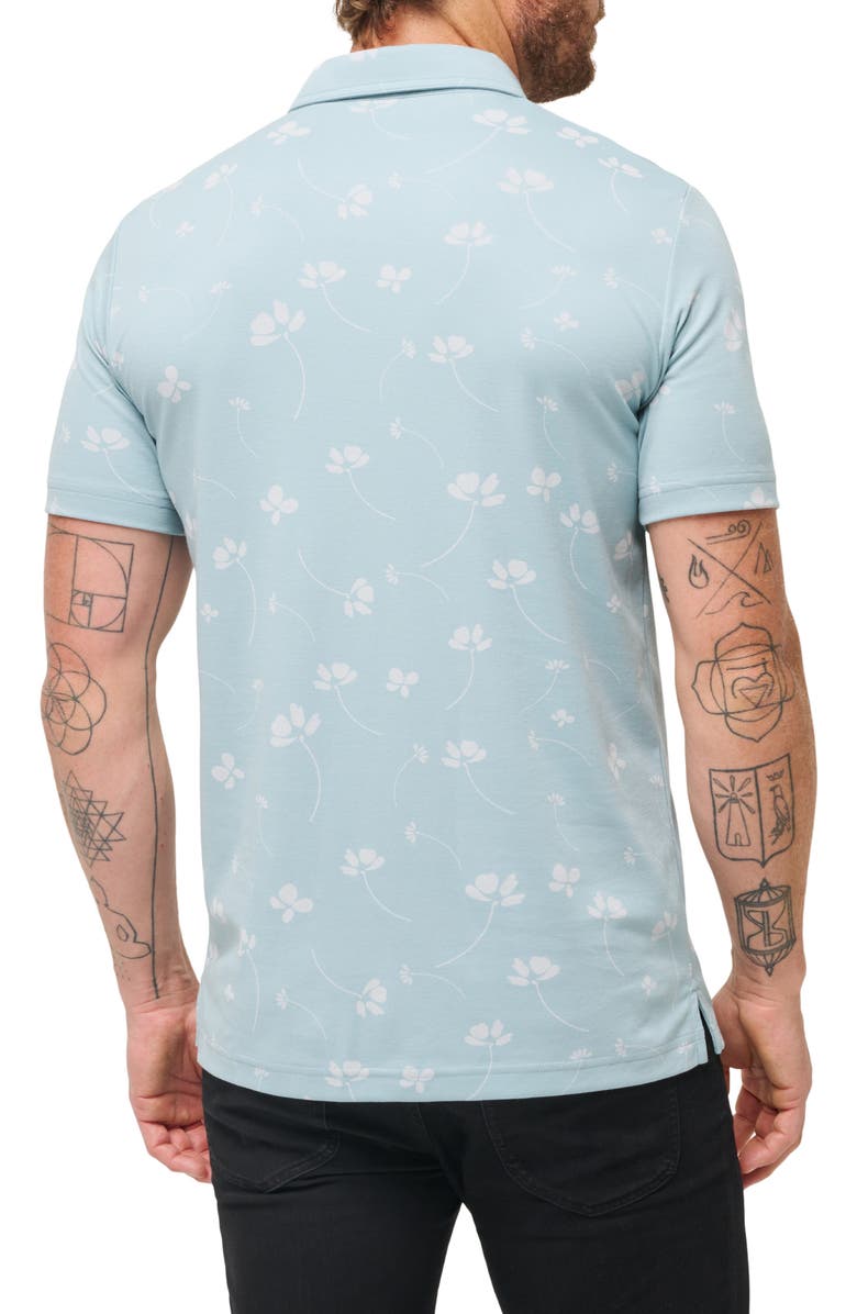 TravisMathew Good Time Feeling Cotton Blend Polo, Alternate, color, Arona