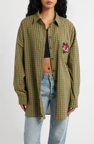 Dressed in Lala Soul Searching Cotton Button-Up Shirt