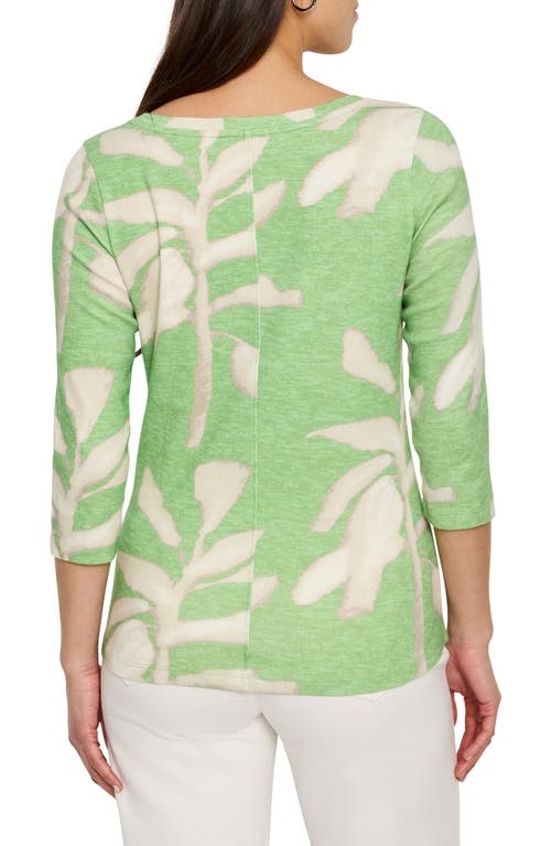 NZT BY NIC+ZOE NZT BY NIC+ZOE SHADOW FERN KNIT TOP 