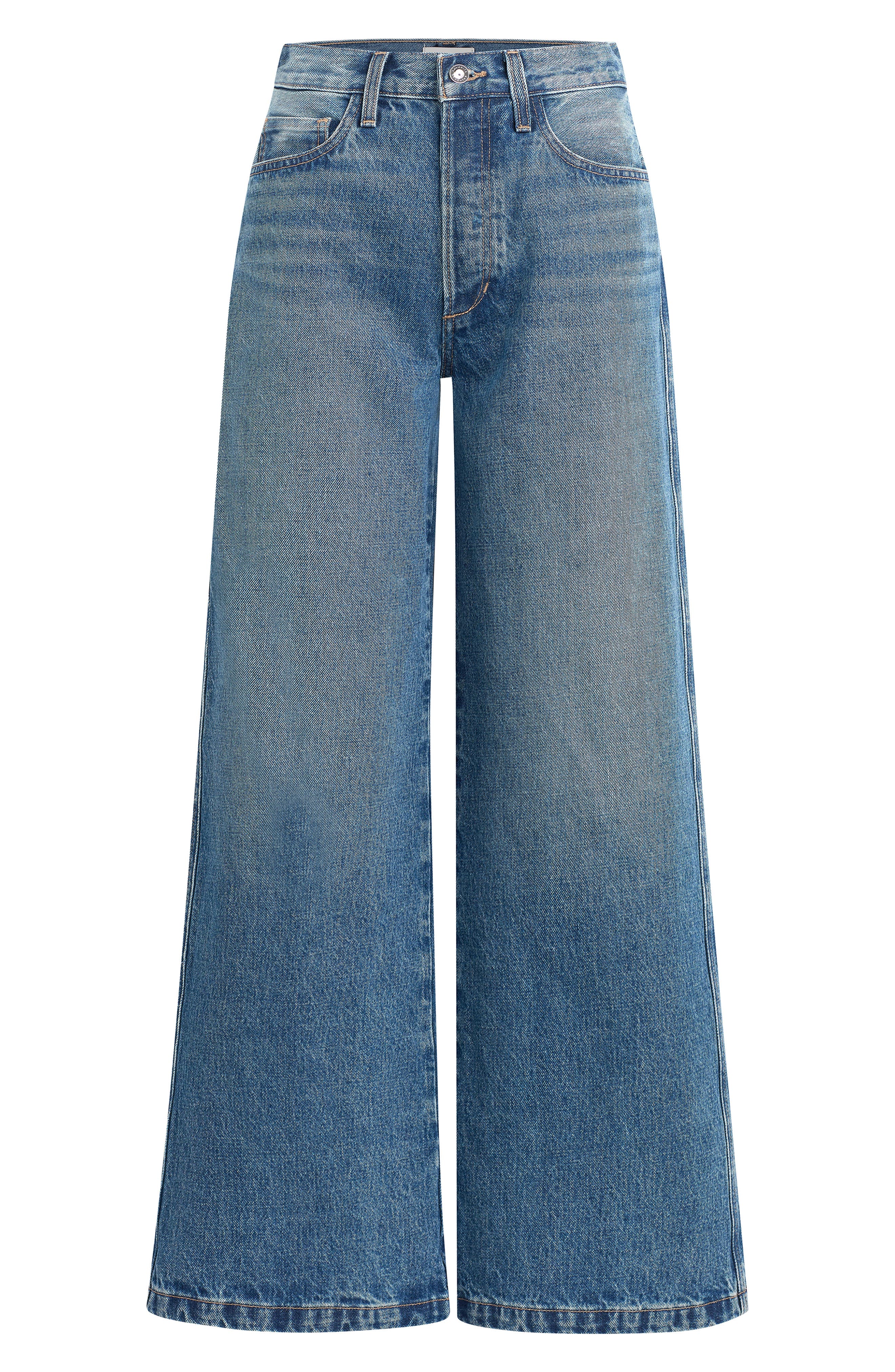 Favorite Daughter The Masha Shortie Superhigh Waist Wide Leg Jeans