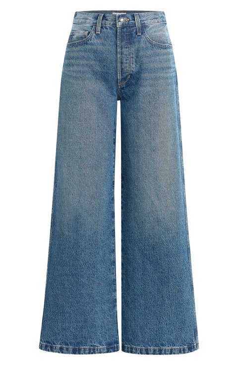 The Masha Shortie Superhigh Waist Wide Leg Jeans (Long Beach) (Petite)