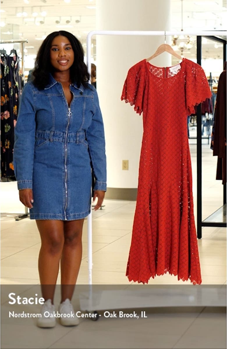 The Harmony Cotton Lace Dress, sales video thumbnail