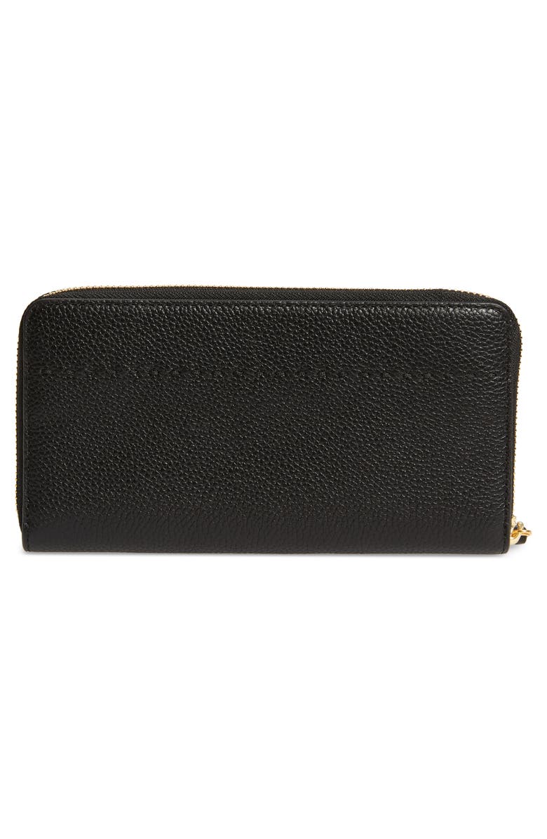 Tory Burch McGraw Leather Continental Zip Wallet, Alternate, color, 