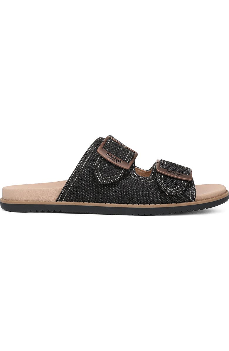 Dr. Scholl's x Wrangler<sup>®</sup> So Wrangler Slide Sandal, Alternate, color, Black