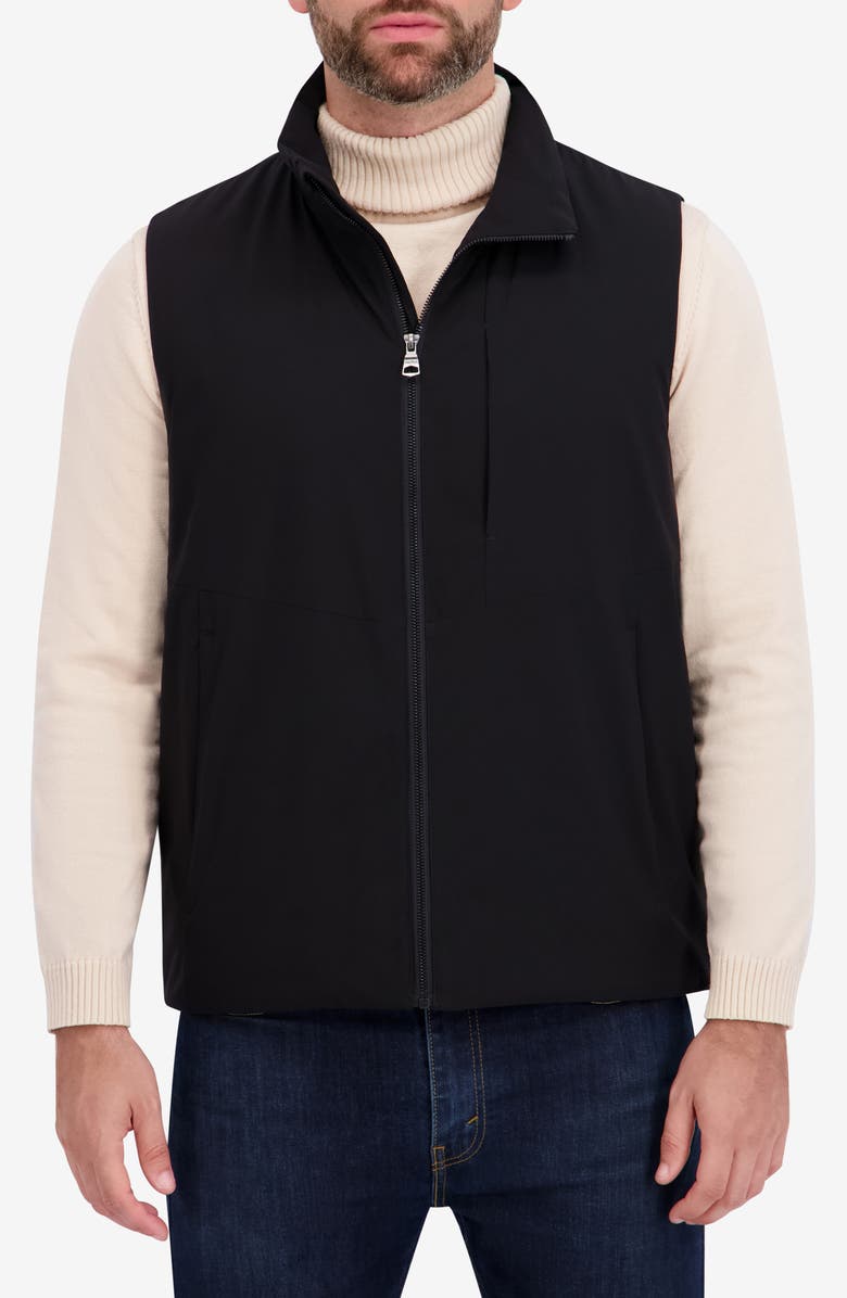 Nautica Transitional Packable Vest, Main, color, Black