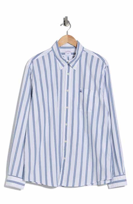 Brooks Brothers Stripe Poplin Button-Down Shirt