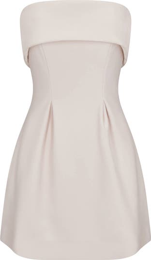 Suiting Strapless Minidress