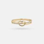 Ivy & Pearl Co. The Kensington Knotline Ring