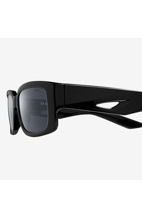 Nike Variant I 56mm Rectangle Sunglasses In Black