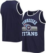 '47 Men's '47 Navy Tennessee Titans Edge Super Rival Tank Top