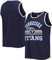 '47 Men's '47 Navy Tennessee Titans Edge Super Rival Tank Top