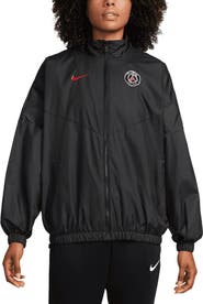 Nike Women's Nike Black Paris Saint-Germain Essential Windrunner Full-Zip Jacket