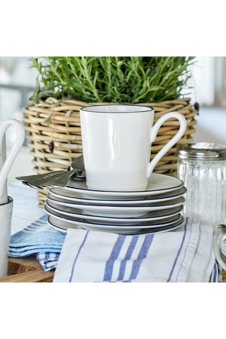 Beja Set/6 mugs, Alternate, color, White & blue