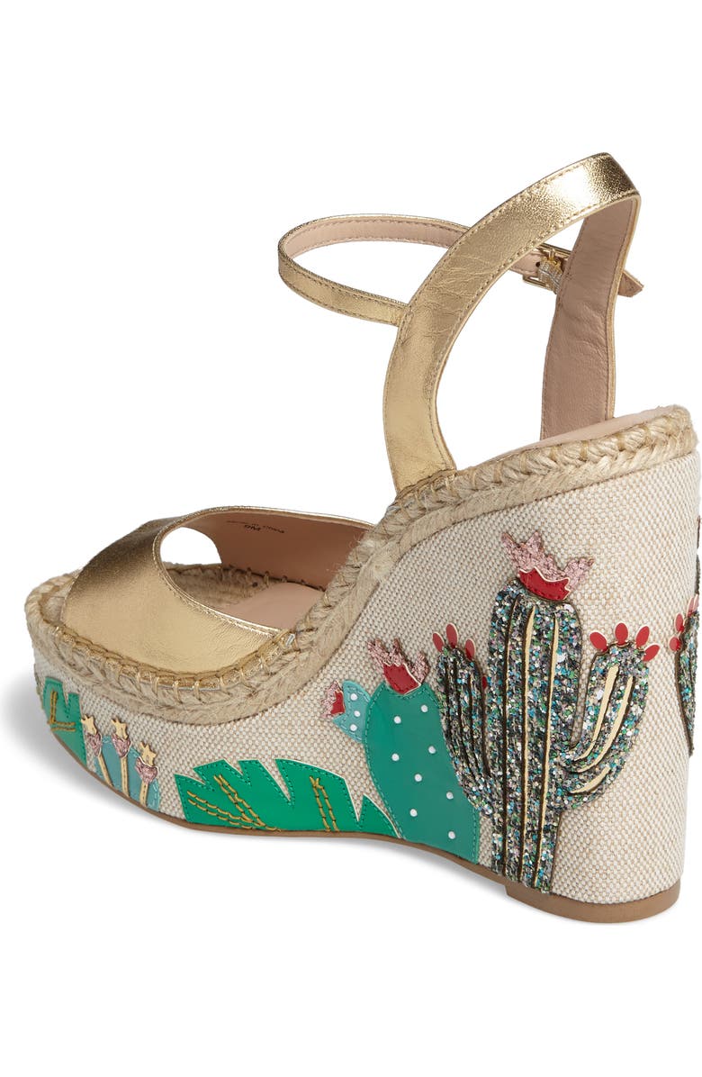 Kate Spade New York dallas wedge sandal, Alternate, color,