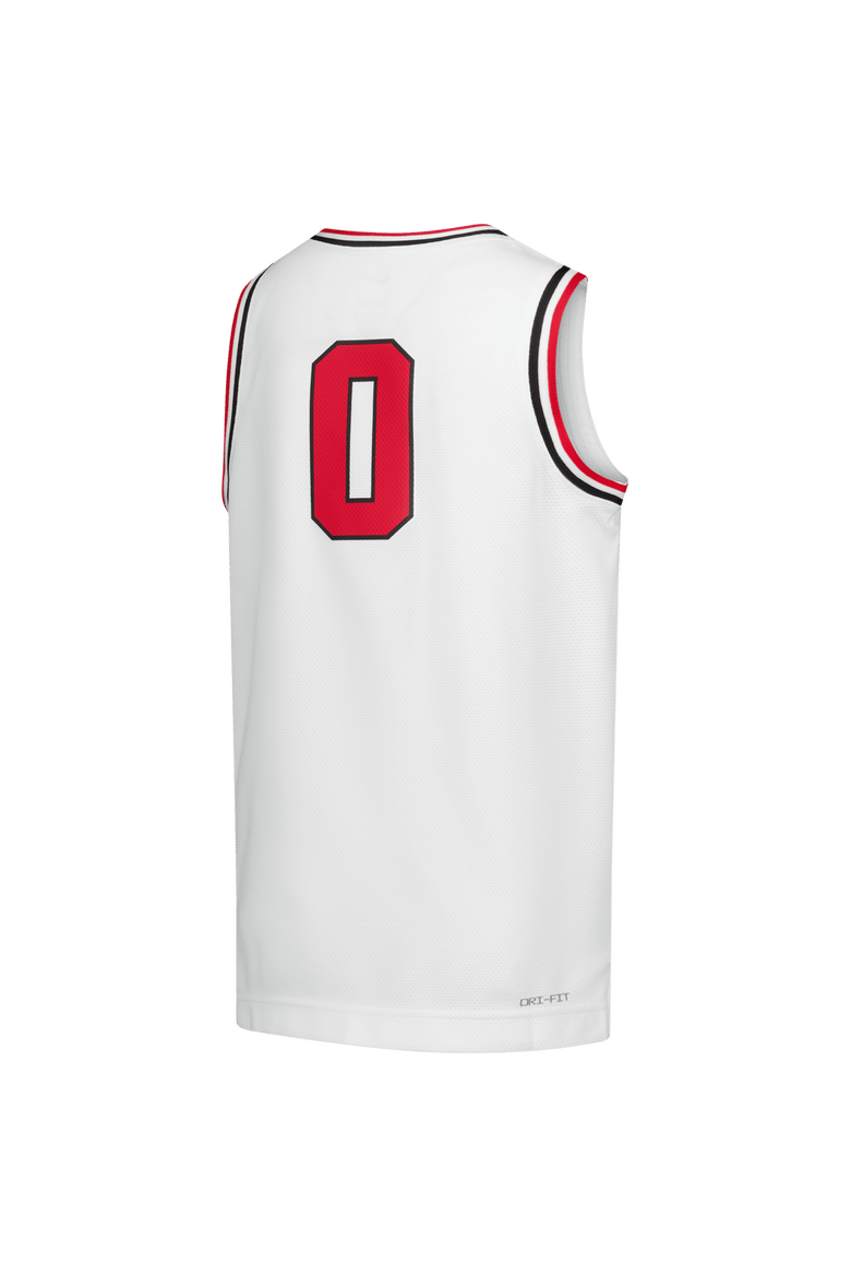 Youth Nike White Ohio State Buckeyes Replica Basketball Jersey, Alternate, color, White