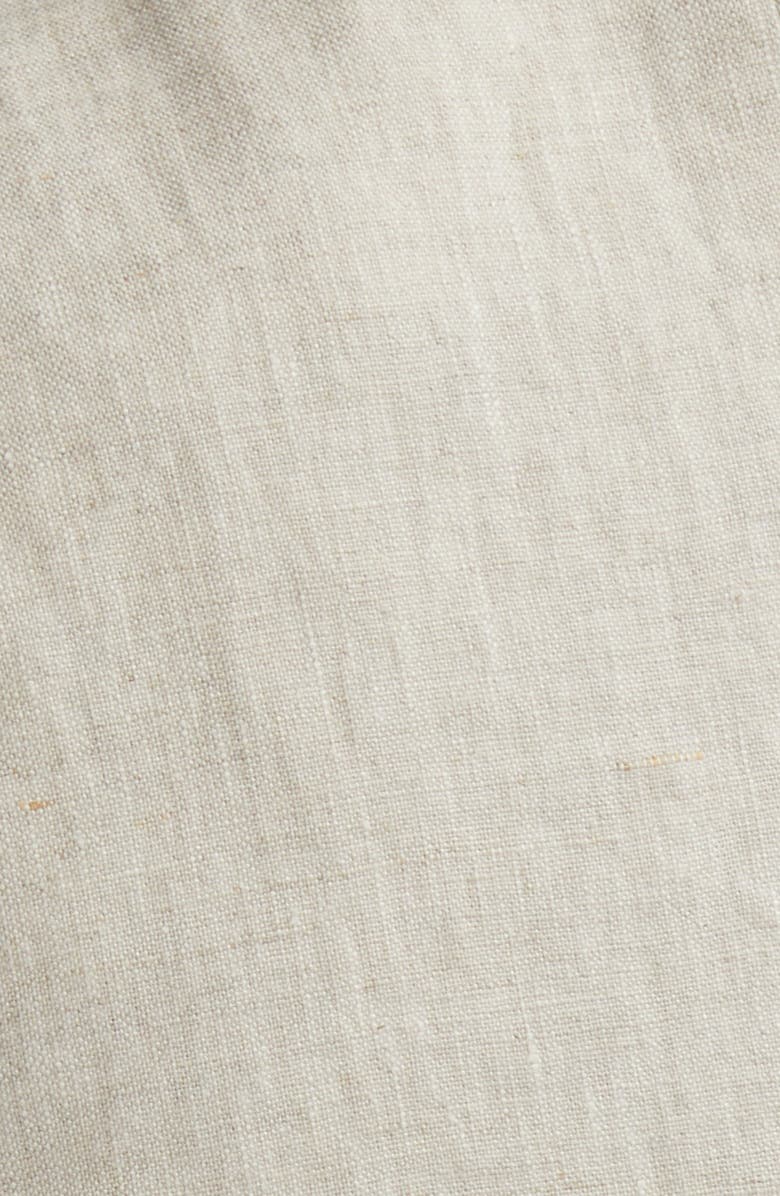 Madewell Single Breasted Linen Vest, Alternate, color, Natural Undyed