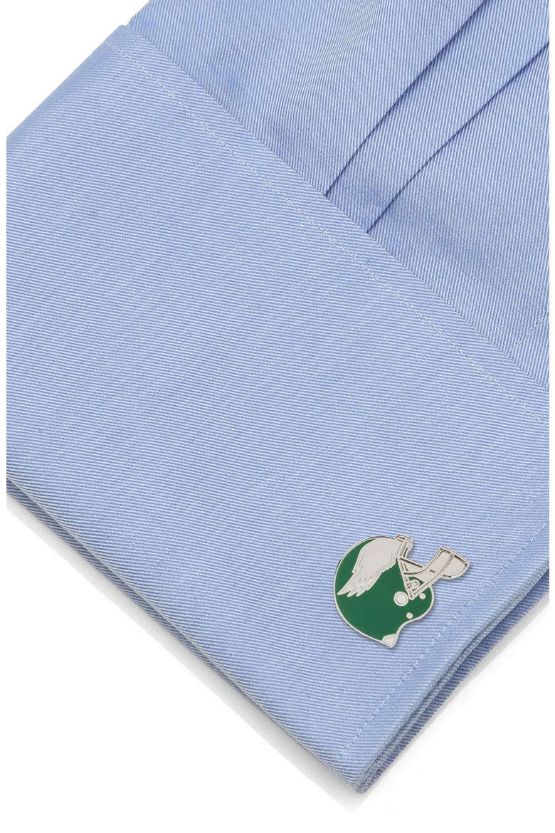 NFL Philadelphia Eagles Retro Helmet Lapel Pin, Alternate, color, GREEN