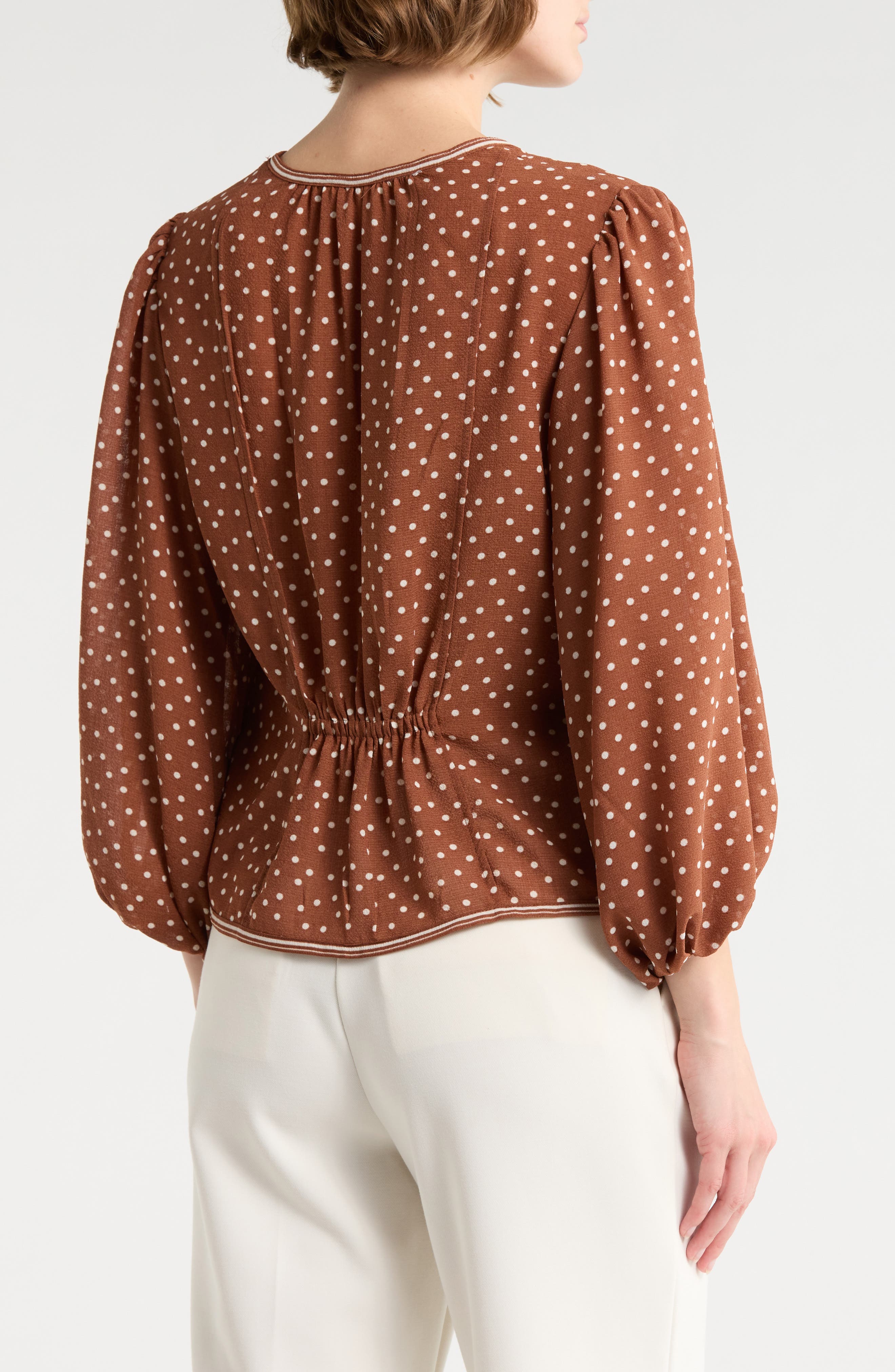 Bubble Sleeve Top - image 4