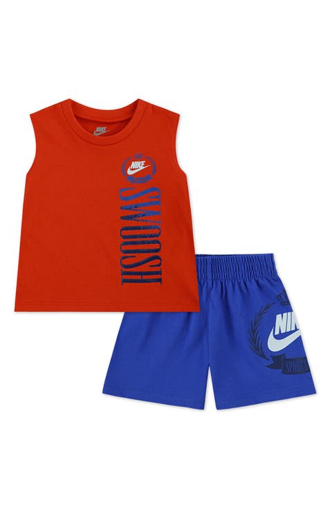 Swoosh Graphic Tank & Shorts Set (Baby)