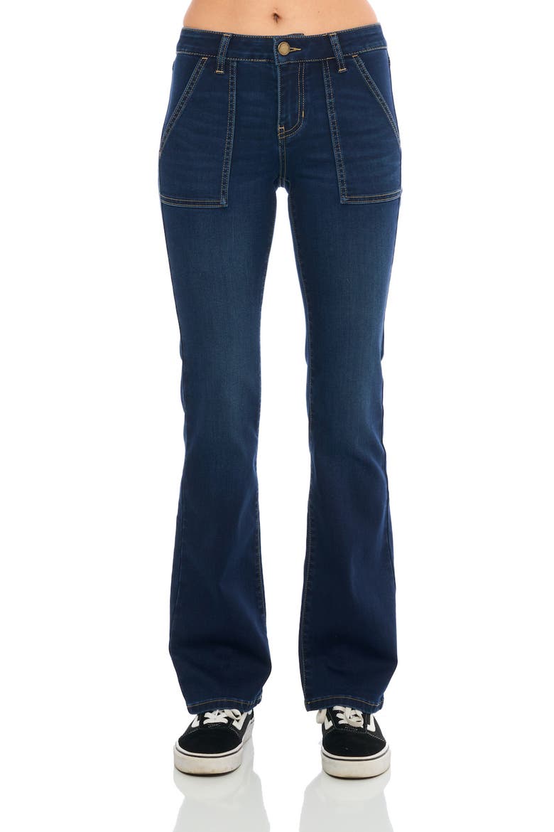 Dolly Bootcut Jeans, Main, color, BLUE