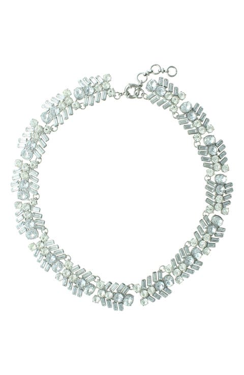 Diana Crystal Cluster Necklace