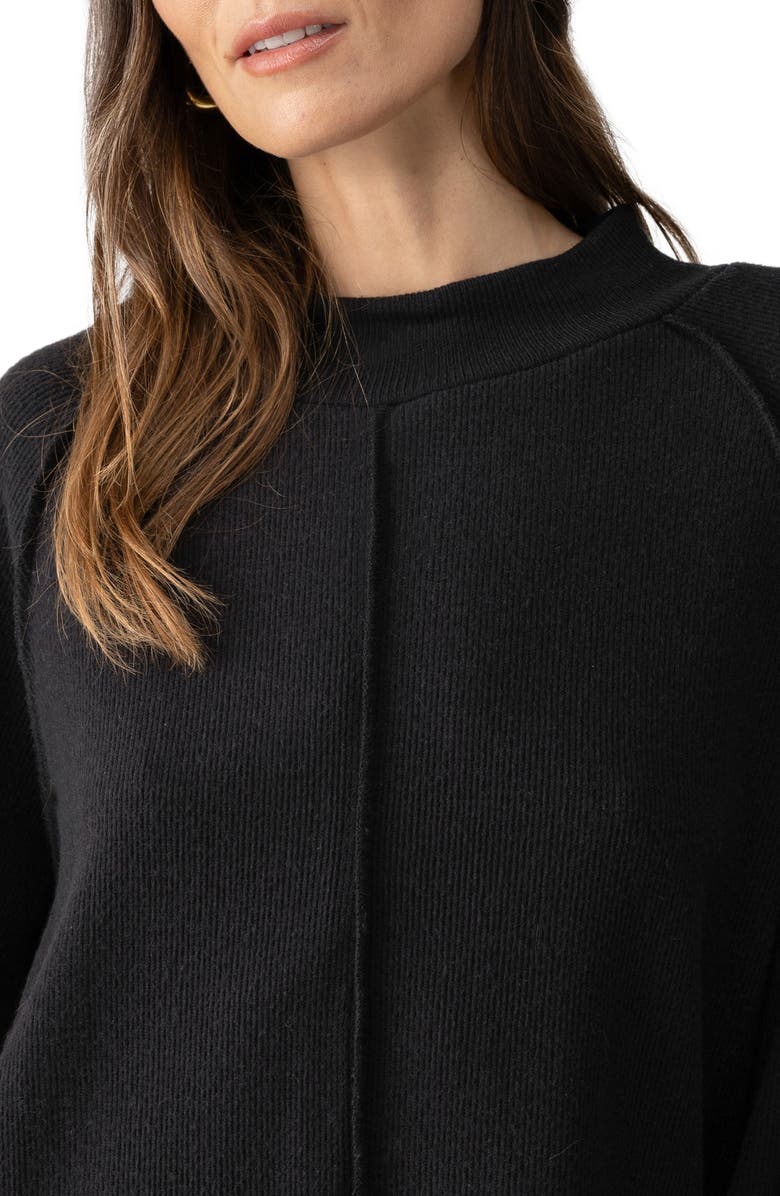 Sanctuary Fireside Exposed Seam Knit Tunic, Alternate, color, 