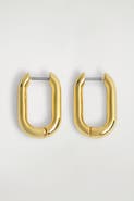 COS Oval Hoop Earrings