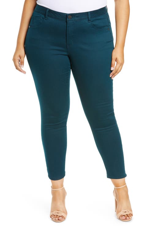 'Ab'Solution High Waist Ankle Skinny Pants