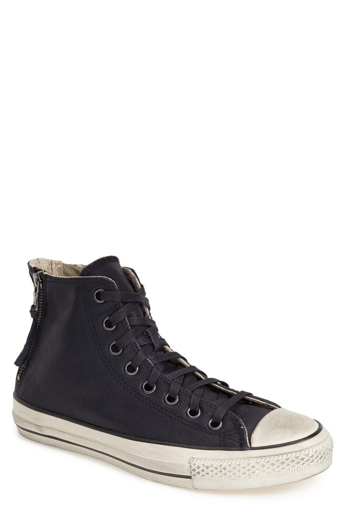 Converse by John Varvatos Chuck Taylor<sup>®</sup> All Star<sup>®</sup> Double Heel Zip Sneaker, Main, color, 
