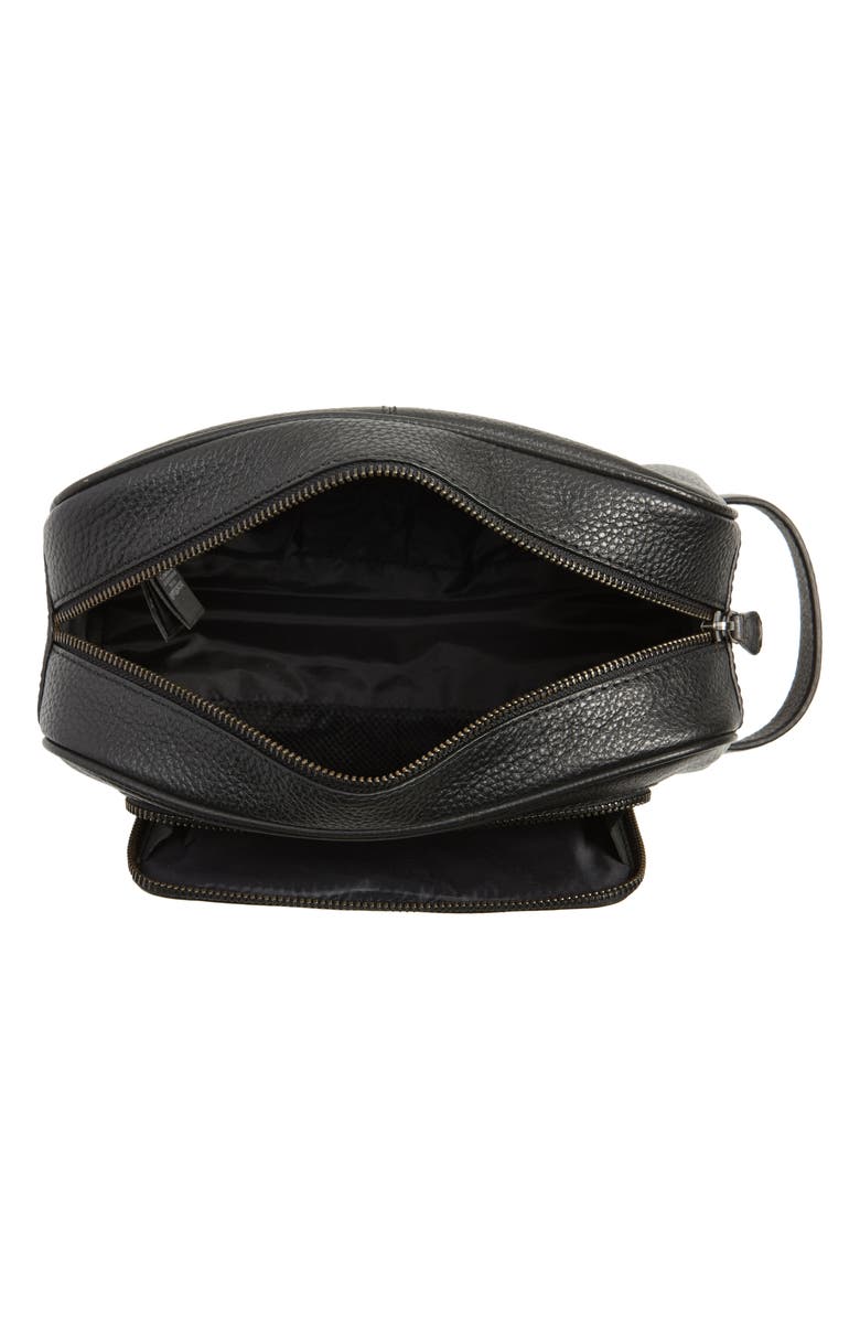 Ted Baker London Core Leather Dopp Kit, Alternate, color,
