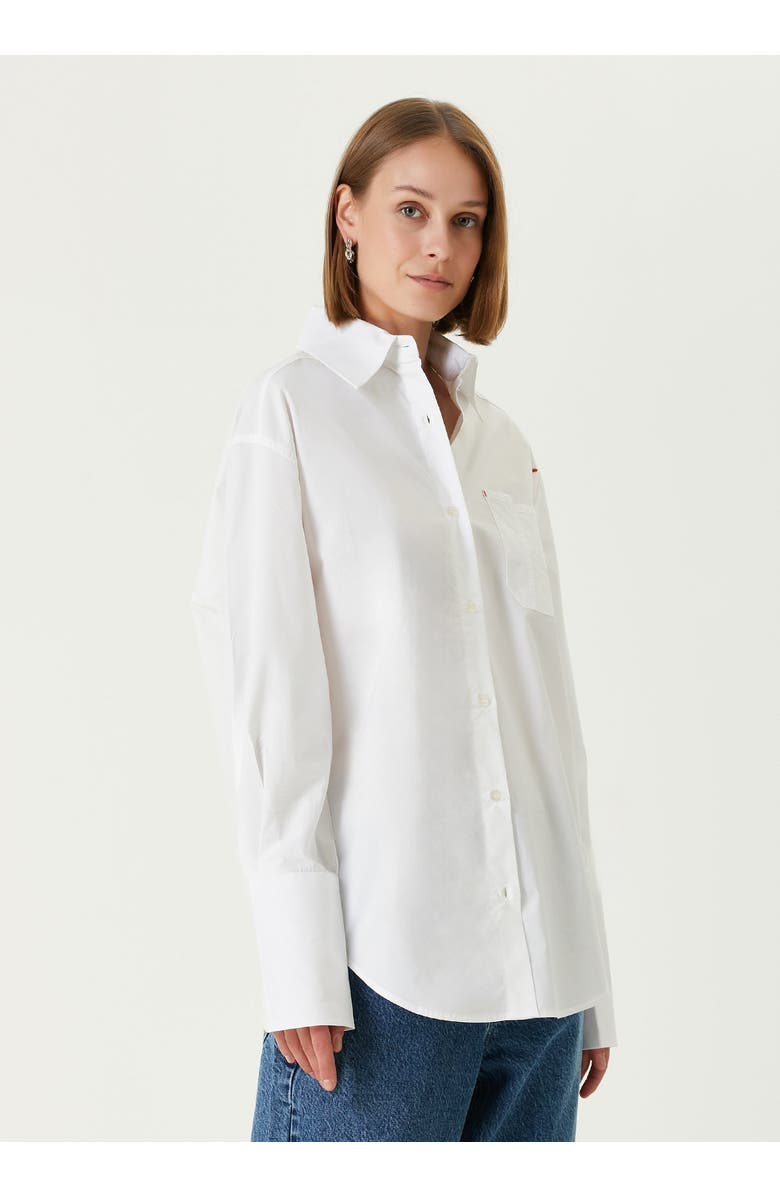 PCFG Cotton Oversized Shirt, Alternate, color, White