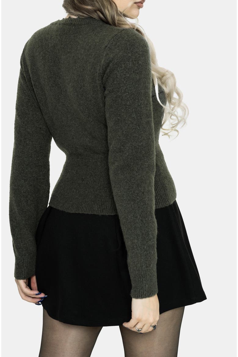 Hexborn Baba Yaga Knit Jumper, Alternate, color, Grey