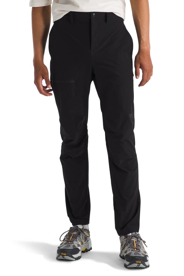 Basin Water Repellent Pants, Main, color, TNF BLACK