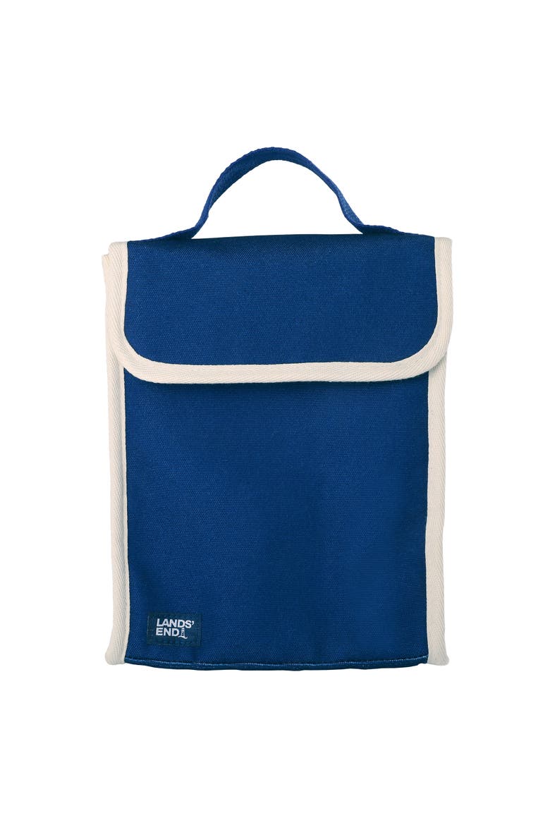 Small Cooler Bag Polyester Canvas, Soft Cooler Lunch Box for Women and Men, Main, color, Navy