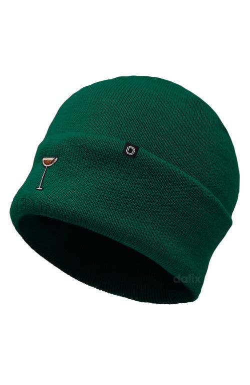Dalix Espresso Martini Beanie Cap In Green
