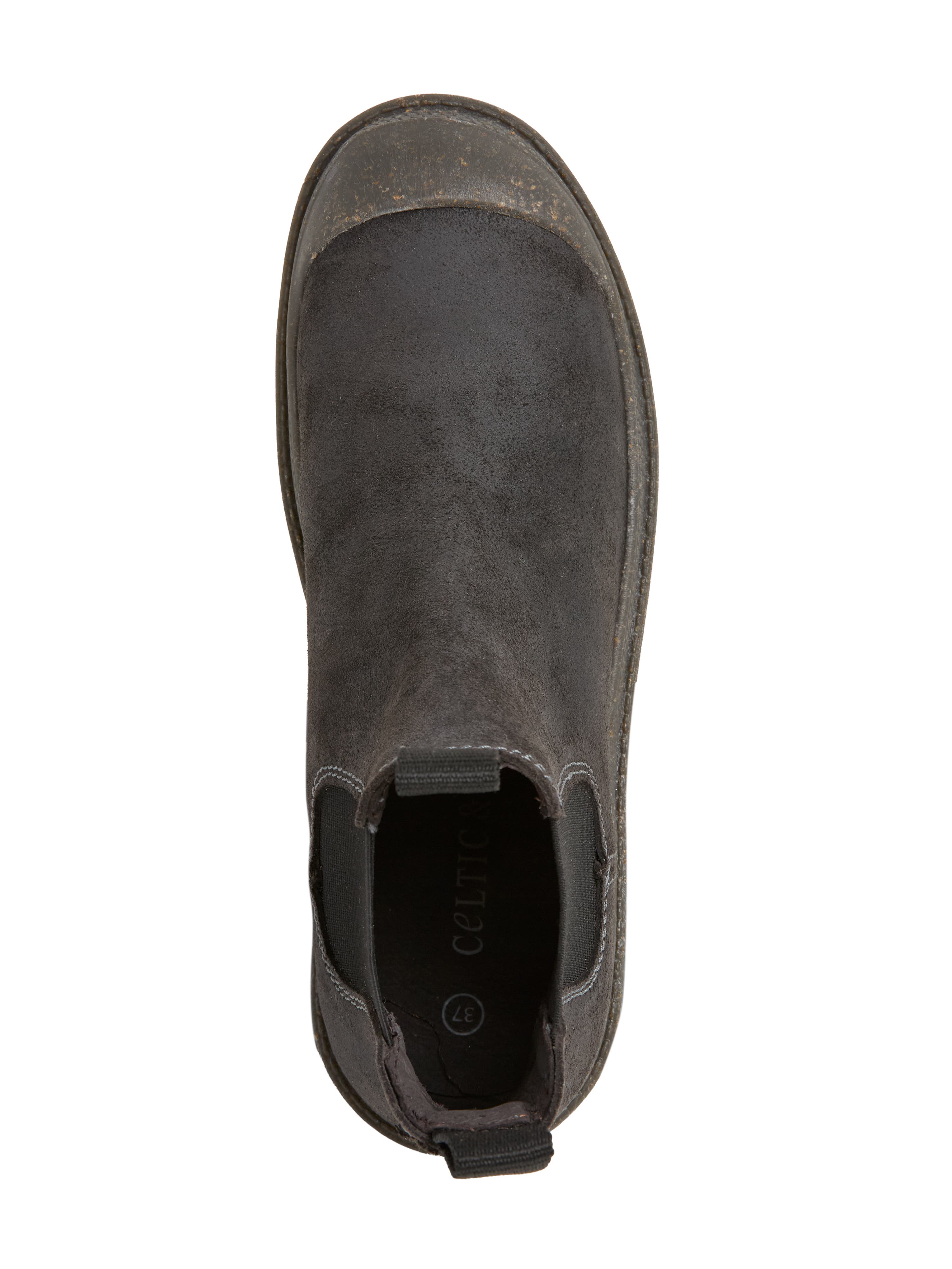 Toe Cap Ankle Chelsea Boot, Alternate, color, Dark Grey