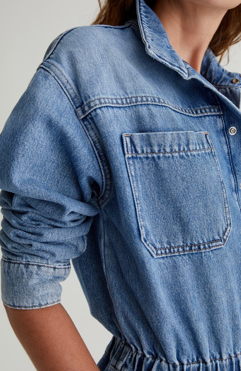 AG Nita Nonstretch Denim Jumpsuit, Alternate, color, 