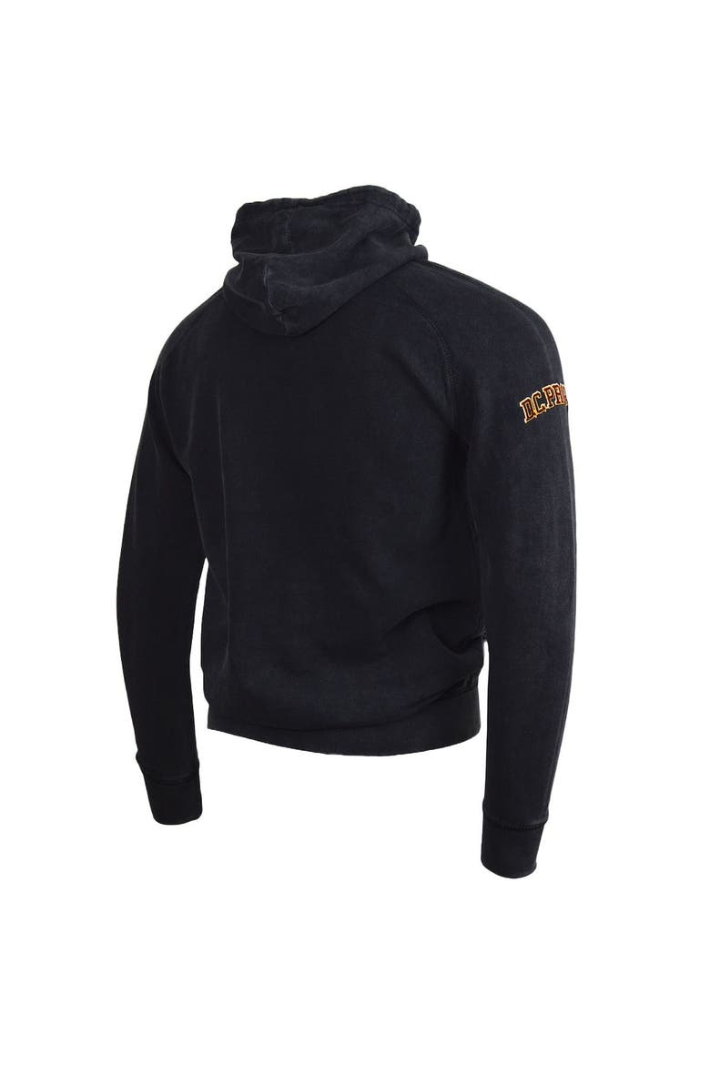 Unisex DC PROPER Black Washington Commanders Take Command Mineral Wash Vintage Pullover Hoodie, Alternate, color, Black