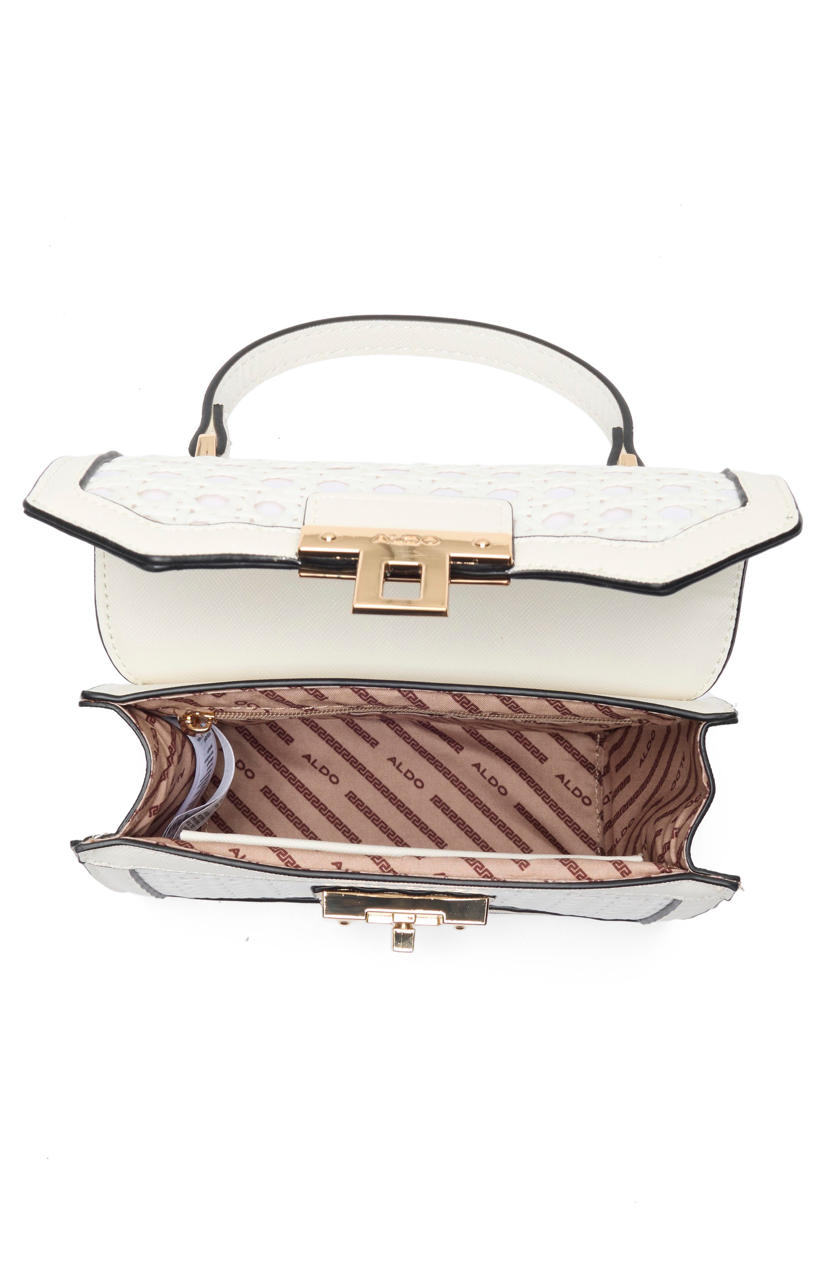 ALDO Adrohanad Crossbody Bag, Alternate, color, White Combo