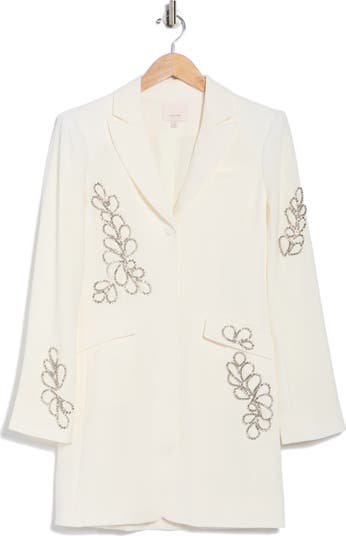 Paisley Rhinestone Blazer Dress