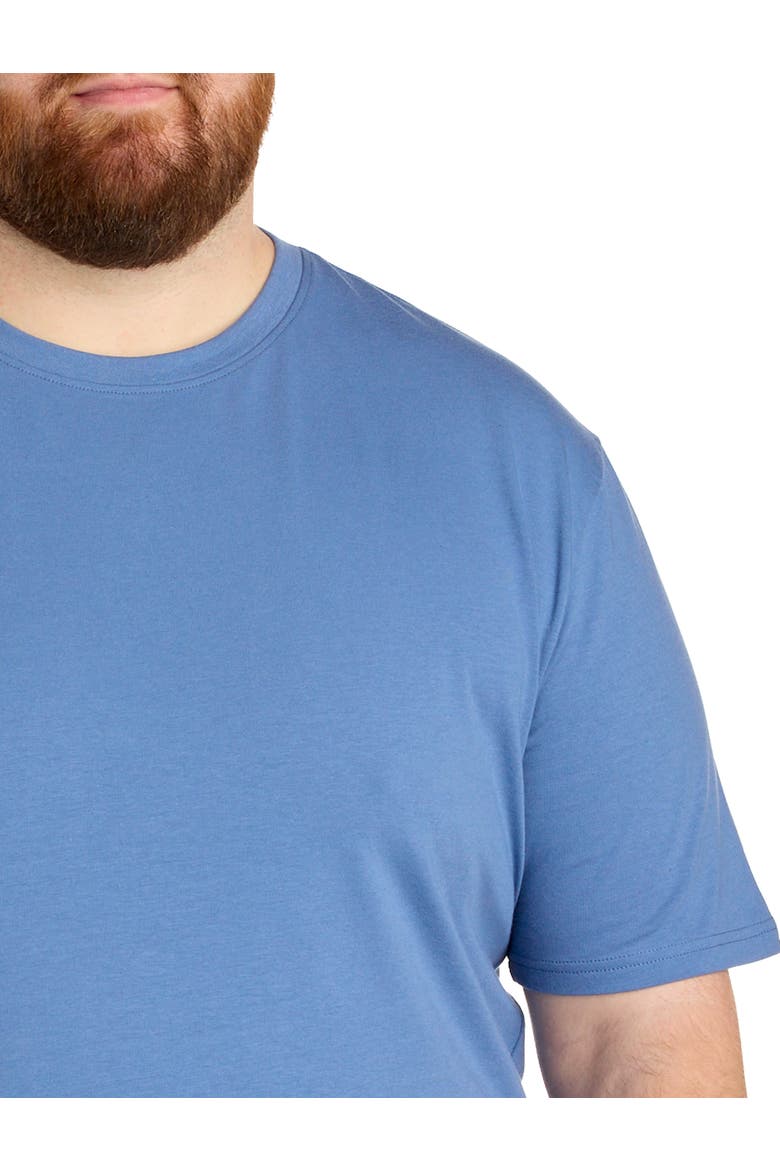 Big & Tall 3 pk Active Stretch Crewneck T-Shirts, Alternate, color, MOONLIGHT BLUE