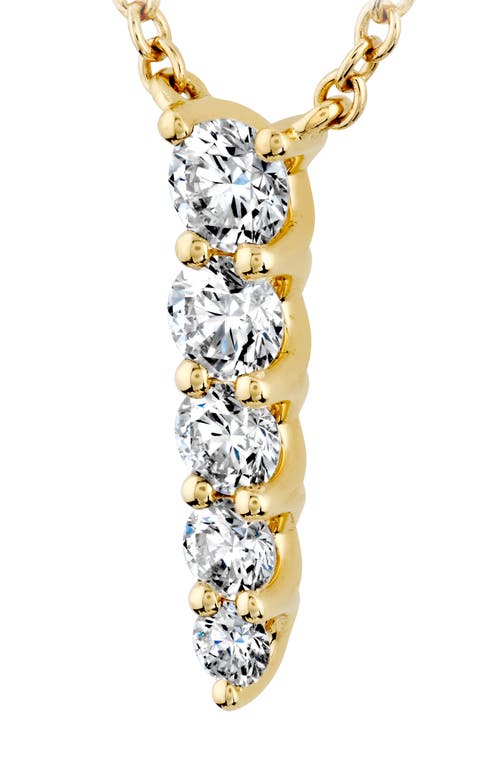 Memoire Mémoire Identity Diamond Pendant Necklace In Gold