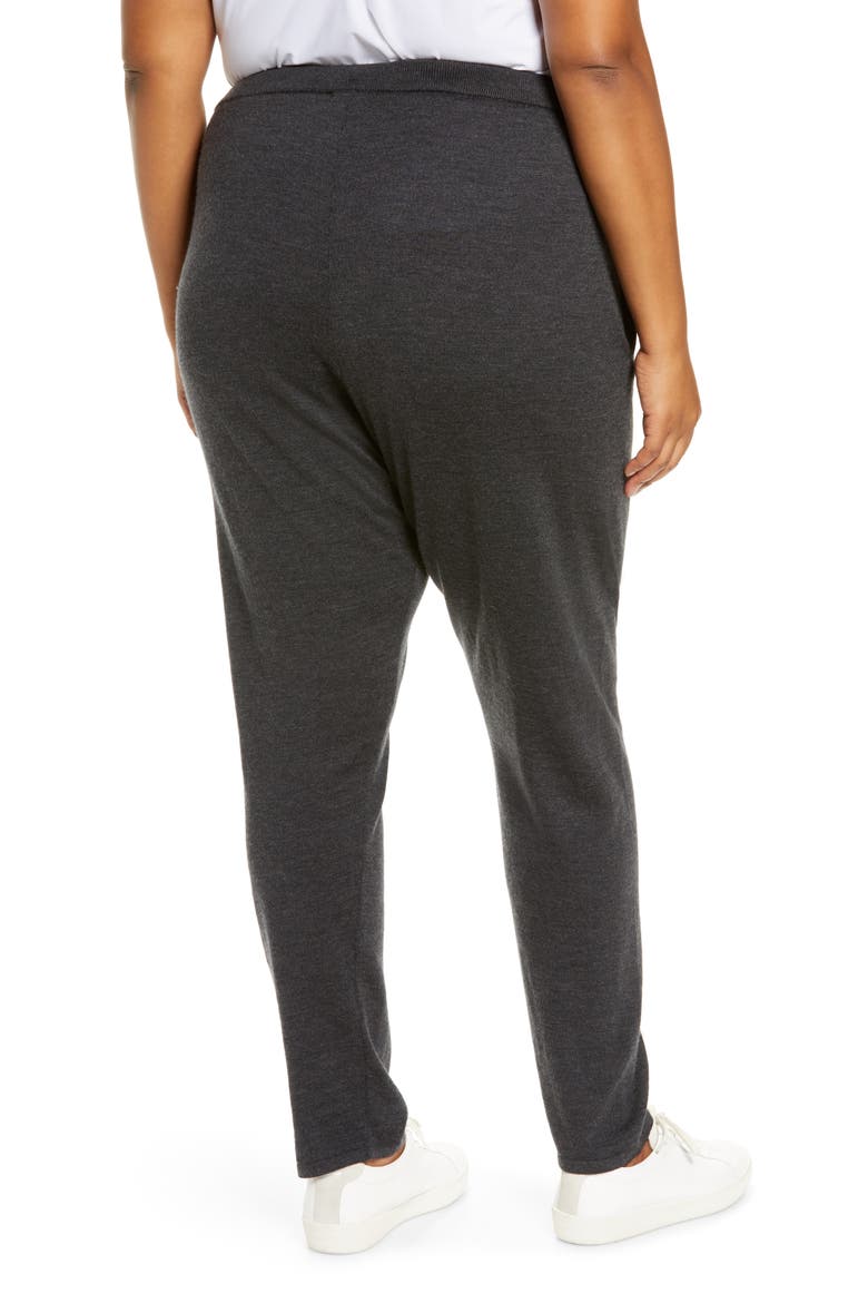 Merino Wool Joggers, Alternate, color, CHAR