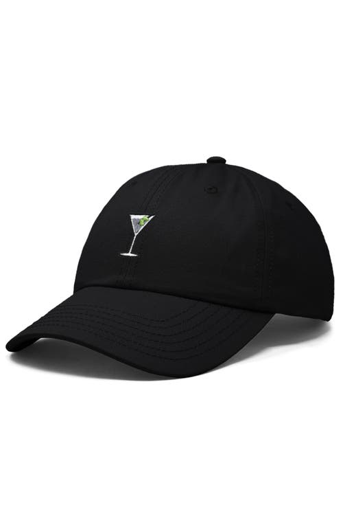 Dalix Martini Embroidered Casual Cap In Black
