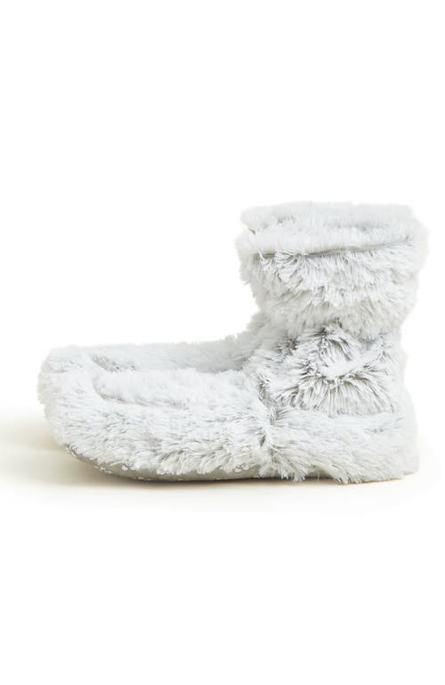Warmies Marshmallow Plush Booties In Marshmallow Gray