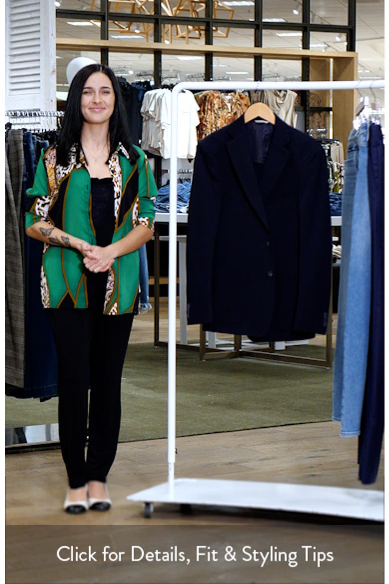 Navy Wool Blend Sport Coat video