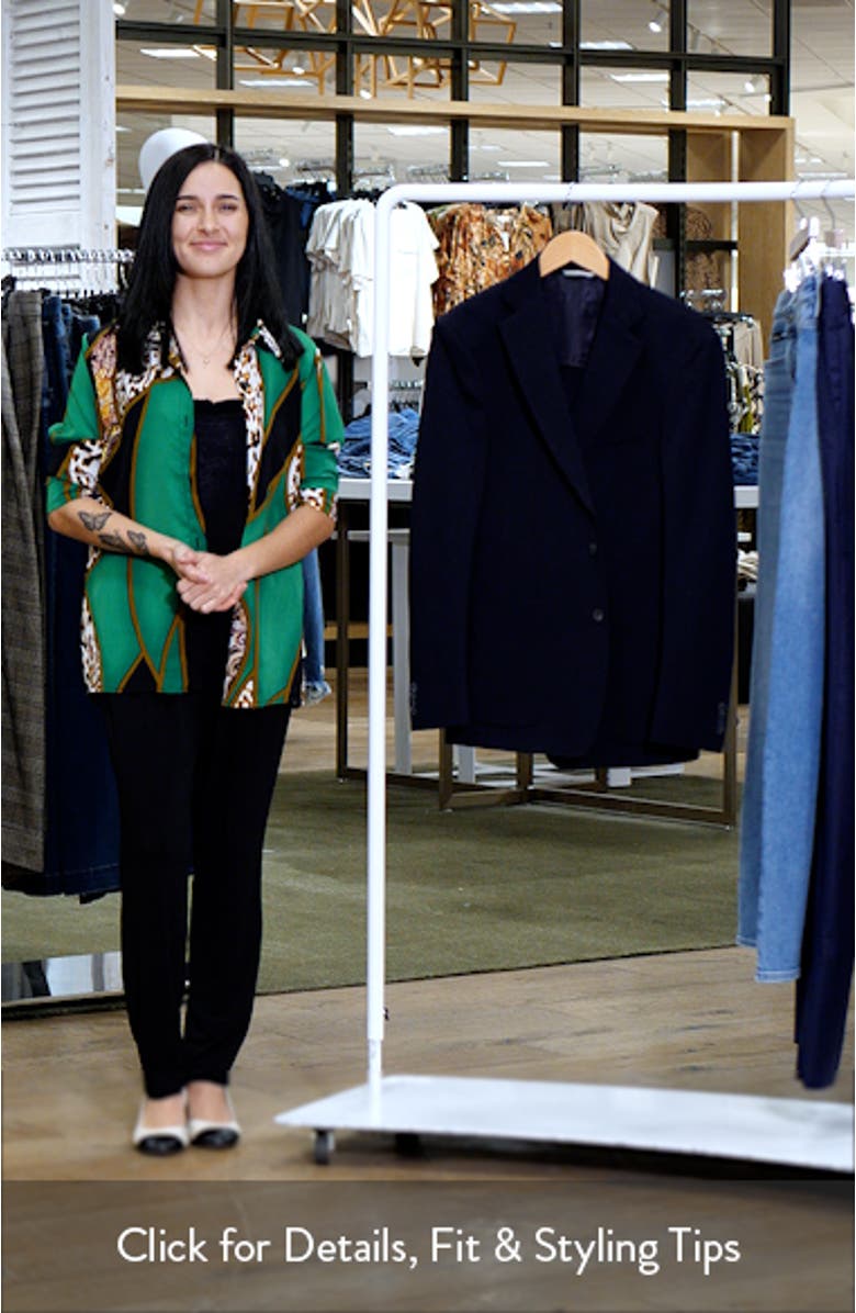 Navy Wool Blend Sport Coat, sales video thumbnail