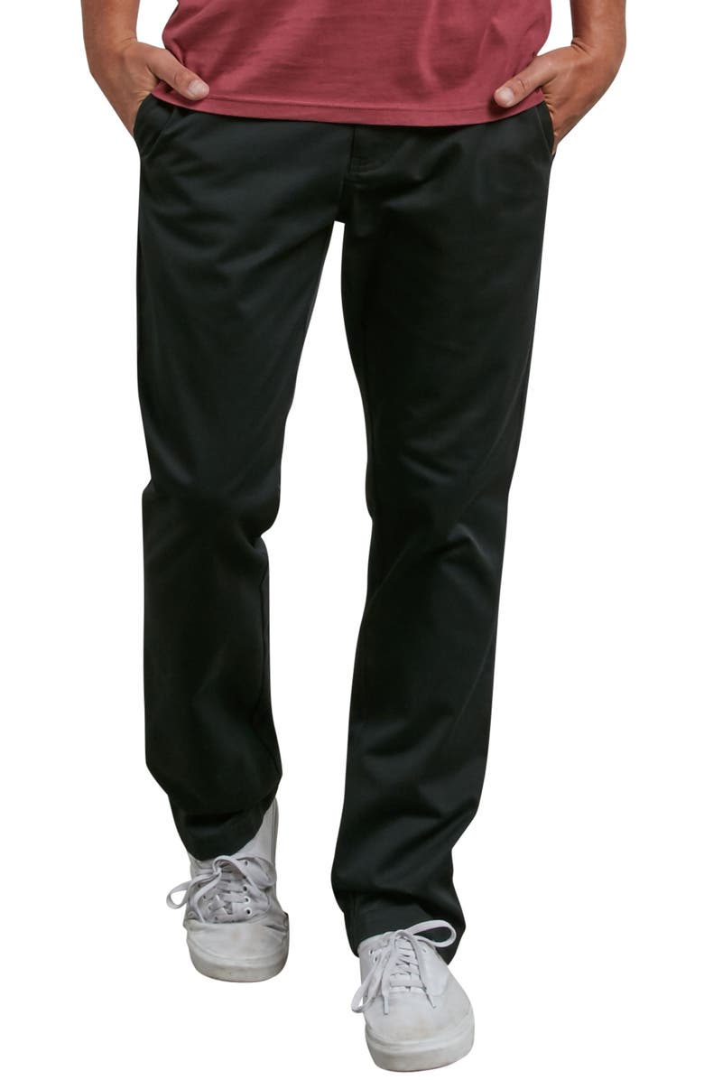 Volcom Vmonty Straight Leg Stretch Chinos, Main, color, 