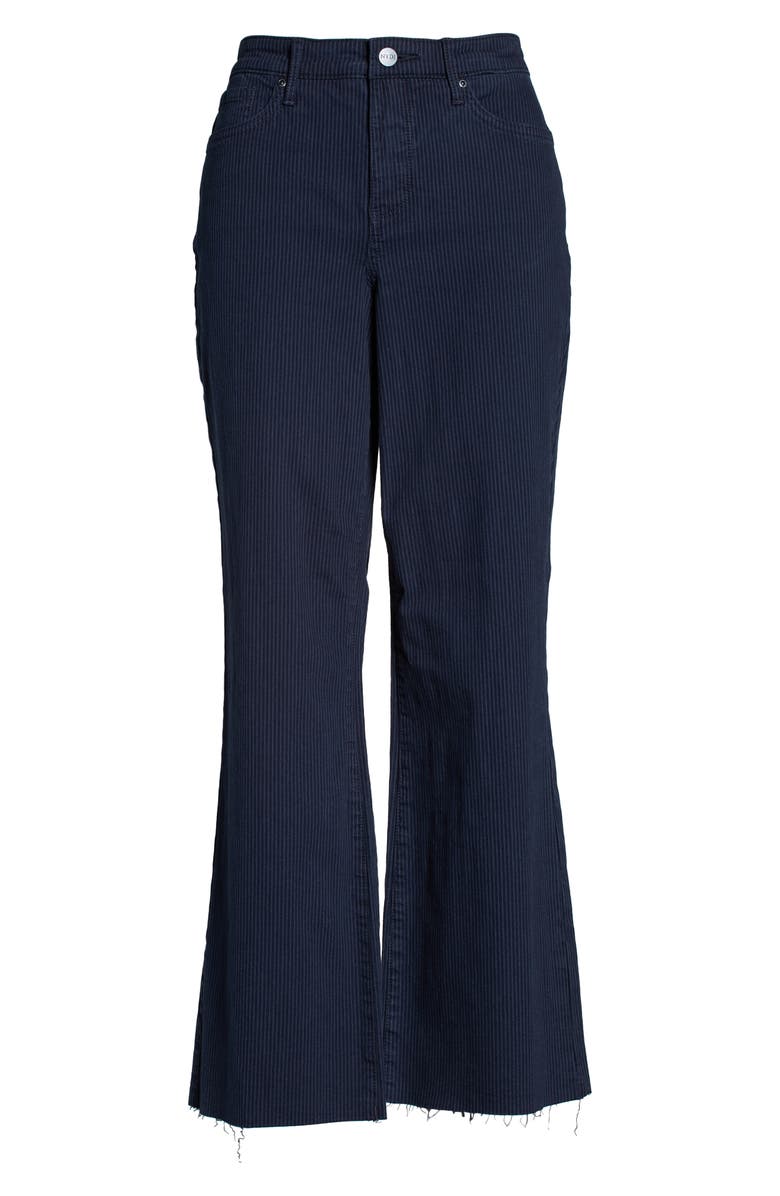 NYDJ Stripe Relaxed Flare Jeans, Alternate, color,
